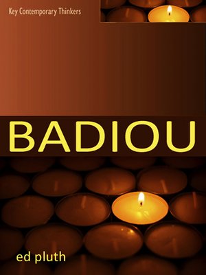 cover image of Badiou